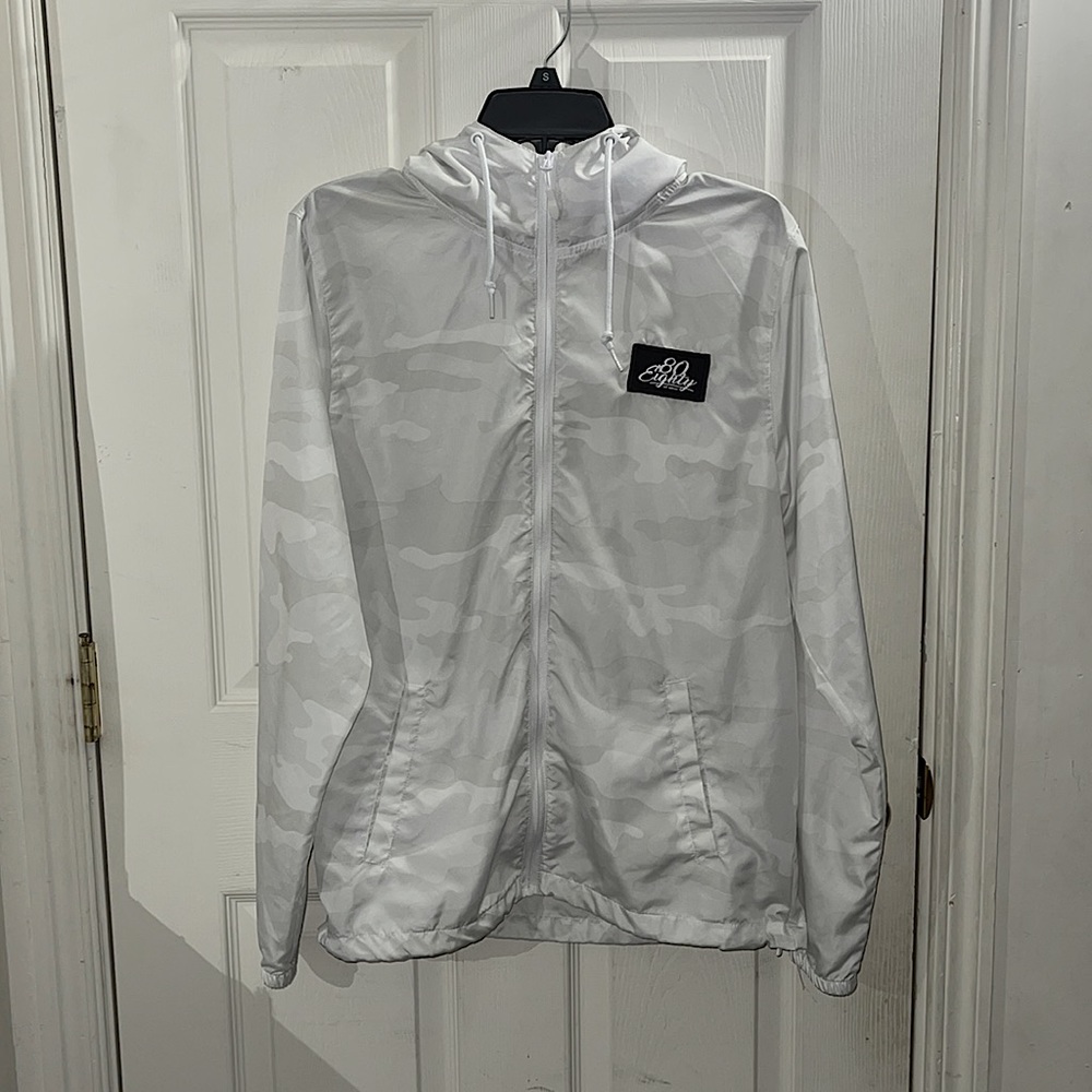 White Camo Windbreaker